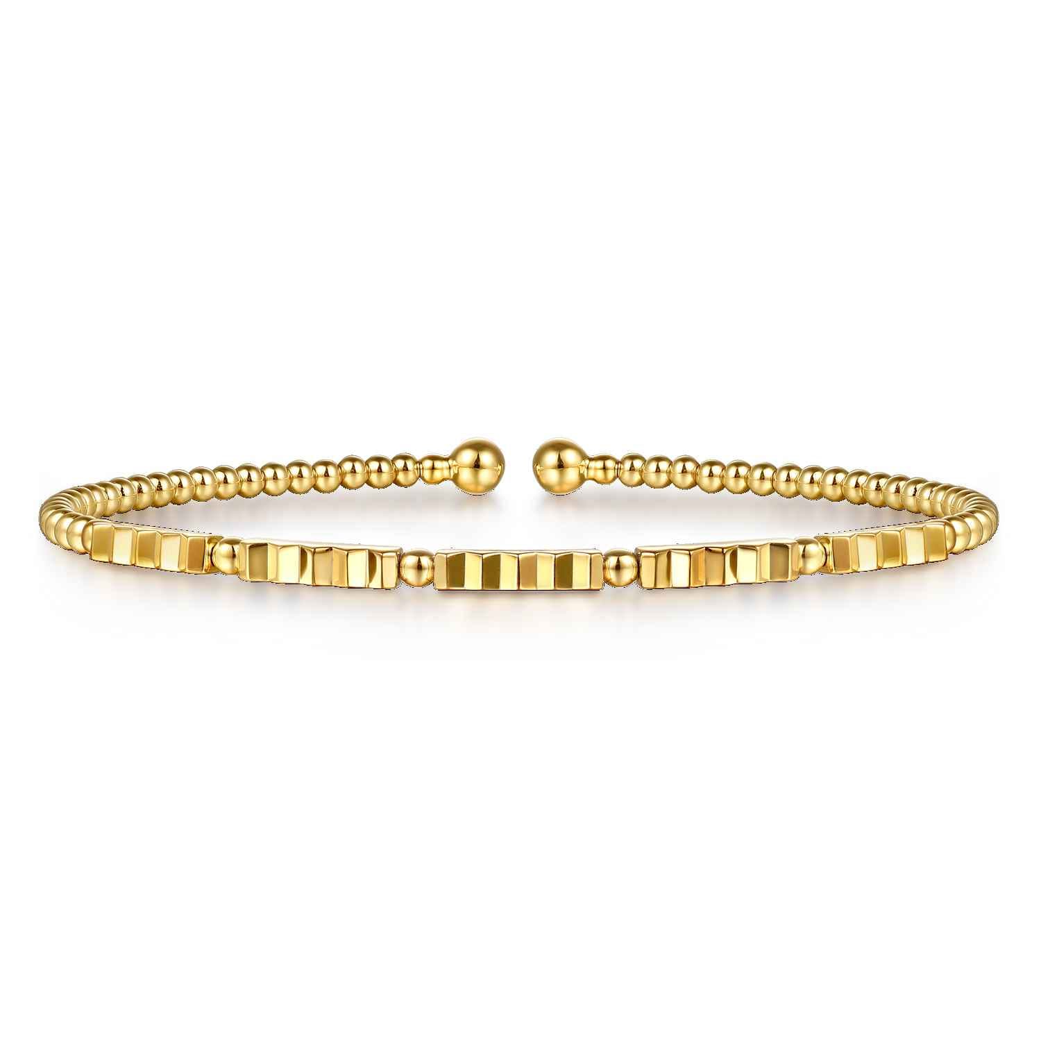 14K Yellow Gold Bangle - Shot 1