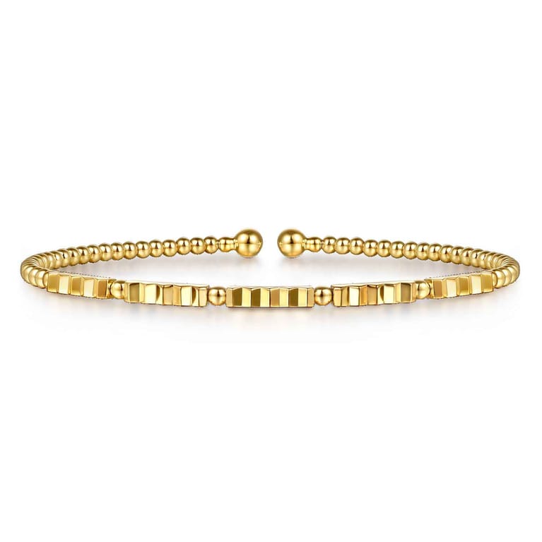 14K Yellow Gold Bangle - Shot 1