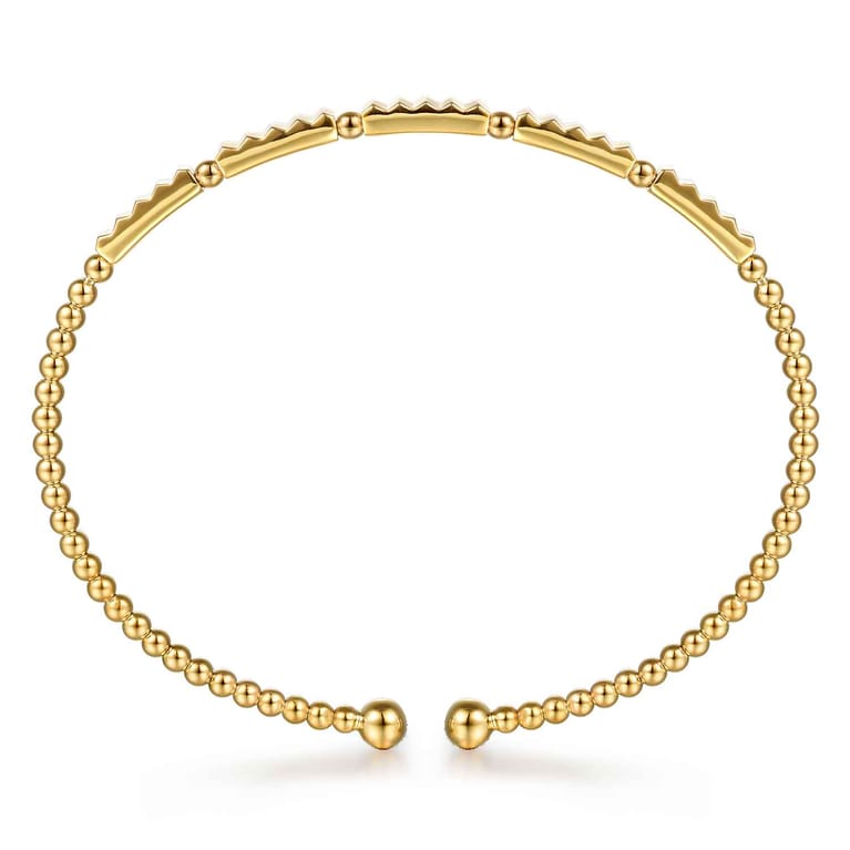 14K Yellow Gold Bangle - Shot 3