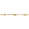 14K Yellow Gold Beaded Bracelet-Bujukan