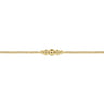 14K Yellow Gold Beaded Stations Bracelet