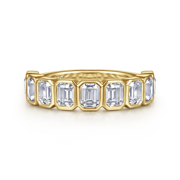 Bezel-set Wedding Band