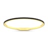 14K Yellow Gold Black Diamond Bangle - 1.25 ct