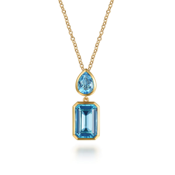 Blue Topaz Necklace