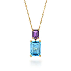 14K-Yellow-Gold-Blue-Topaz-and-Amethyst-Pendant-Necklace1