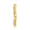 14K Yellow Gold Brushed Textured Stackable Ring