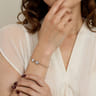 14K Yellow Gold Bujukan Baguette and Princess Diamond Split Bangle Bracelet - 0.78 ct