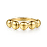 14K Yellow Gold Bujukan Ball Fashion Ring