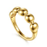 14K Yellow Gold Bujukan Ball Fashion Ring