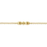 14K Yellow Gold Bujukan Ball Puffy Maquise Station Bracelet