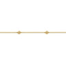 14K Yellow Gold Bujukan Ball Station Bracelet