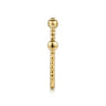 14K Yellow Gold Bujukan Ball Station Stackable Ring