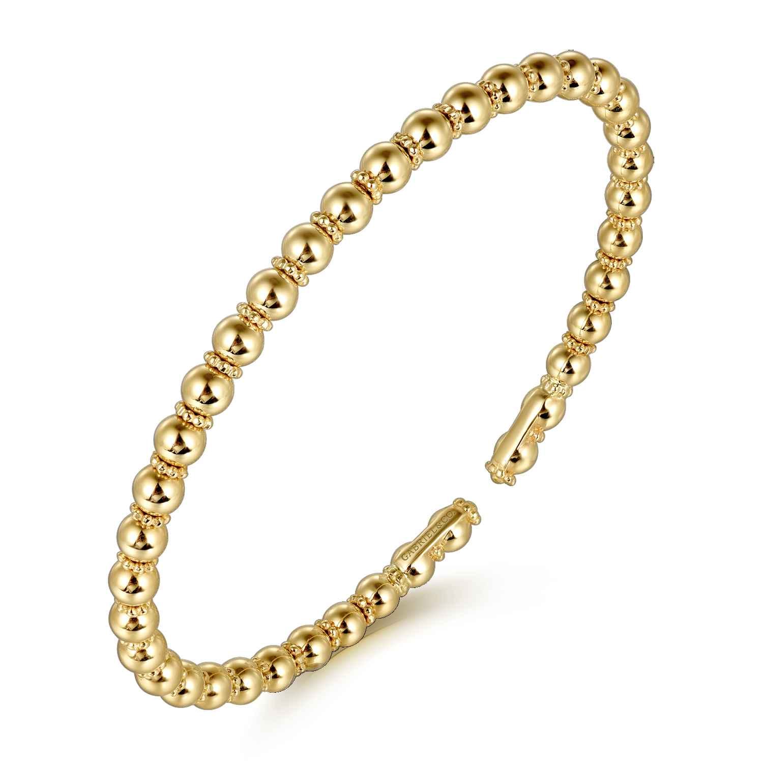 14K Yellow Gold Bujukan Bangle - Shot 2