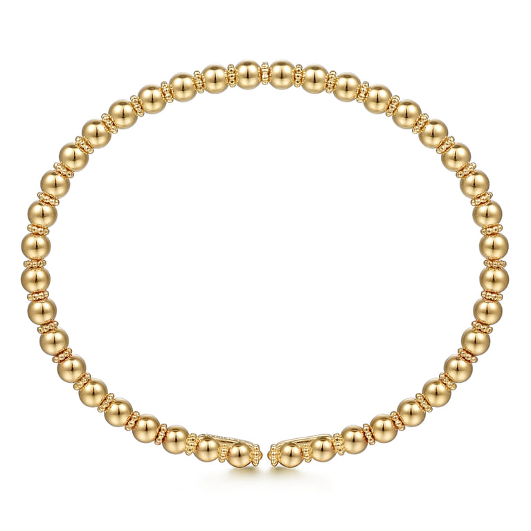 14K Yellow Gold Bujukan Bangle - Shot 3