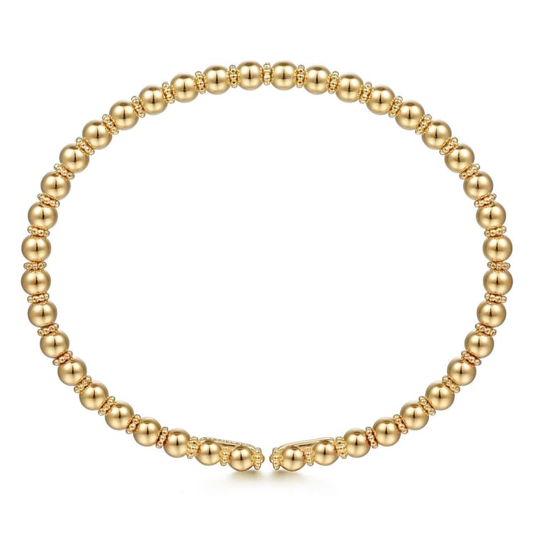 14K Yellow Gold Bujukan Bangle - Shot 3