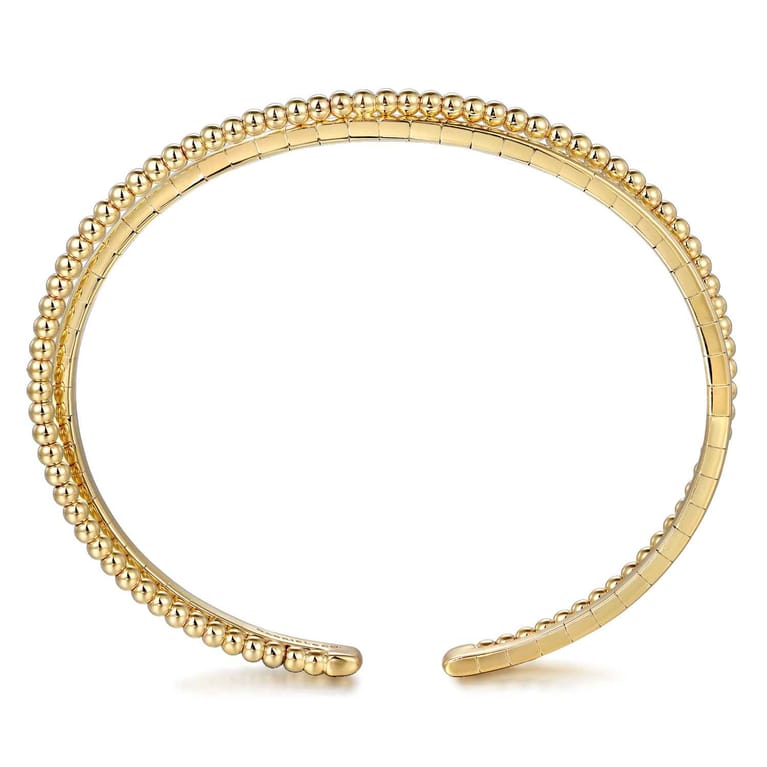 14K Yellow Gold Bujukan Bangle - Shot 3