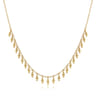 14K Yellow Gold Bujukan Bead Station Necklace