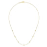 14K Yellow Gold Bujukan Bead Station Necklace
