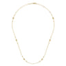 14K Yellow Gold Bujukan Bead Station Necklace