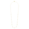 14K Yellow Gold Bujukan Bead Station Necklace