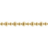 14K Yellow Gold Bujukan Bead Tennis Bracelet