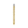 14K Yellow Gold Bujukan Bead and Diamond Stackable Ring - 0.06 ct