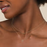 14K Yellow Gold Bujukan Beaded Bar Necklace