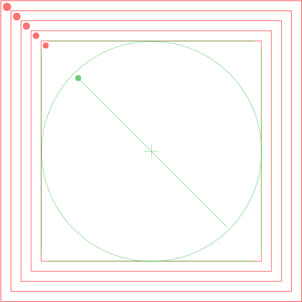 14K Yellow Gold Bujukan Beaded Open Heart Pendant Necklace