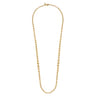 14K Yellow Gold Bujukan Beads Chain Necklace