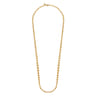 14K Yellow Gold Bujukan Beads Chain Necklace