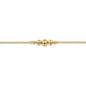14K Yellow Gold Bujukan Chain Ankle Bracelet