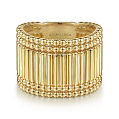 14K Yellow Gold Bujukan Cigar Band