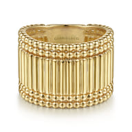 14K Yellow Gold Bujukan Cigar Band