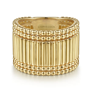 14K Yellow Gold Bujukan Cigar Band