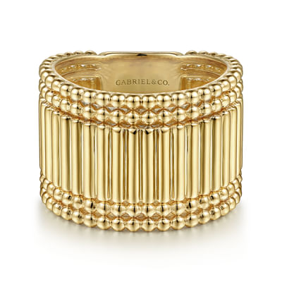 14K Yellow Gold Bujukan Cigar Band