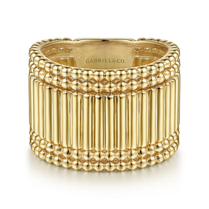 14K Yellow Gold Bujukan Cigar Band