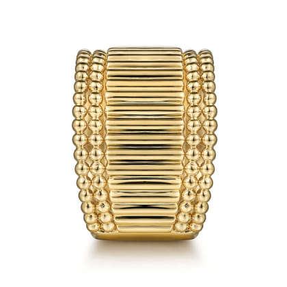 14K Yellow Gold Bujukan Cigar Band
