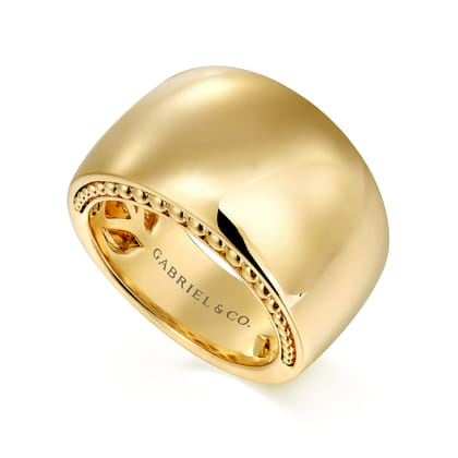 14K Yellow Gold Bujukan Cigar Band