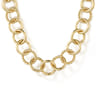 14K Yellow Gold Bujukan Circle Chain Necklace