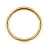 14K Yellow Gold Bujukan Crown Stackable Ring