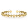 14K Yellow Gold Bujukan Cuff Bracelet