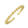 14K Yellow Gold Bujukan Cuff Bracelet