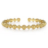 14K Yellow Gold Bujukan Cuff Bracelet