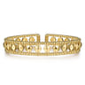 14K Yellow Gold Bujukan Cuff Bracelet