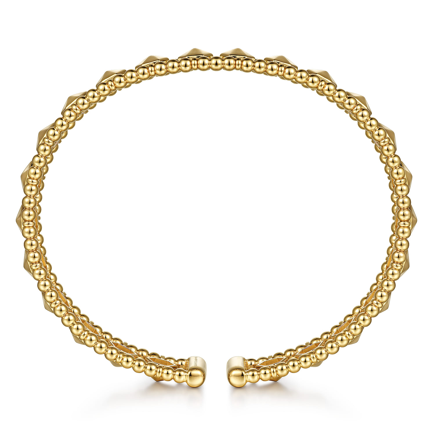 14K Yellow Gold Bujukan Cuff Bracelet - Shot 3