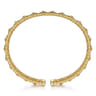 14K Yellow Gold Bujukan Cuff Bracelet