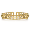 14K Yellow Gold Bujukan Cuff Bracelet