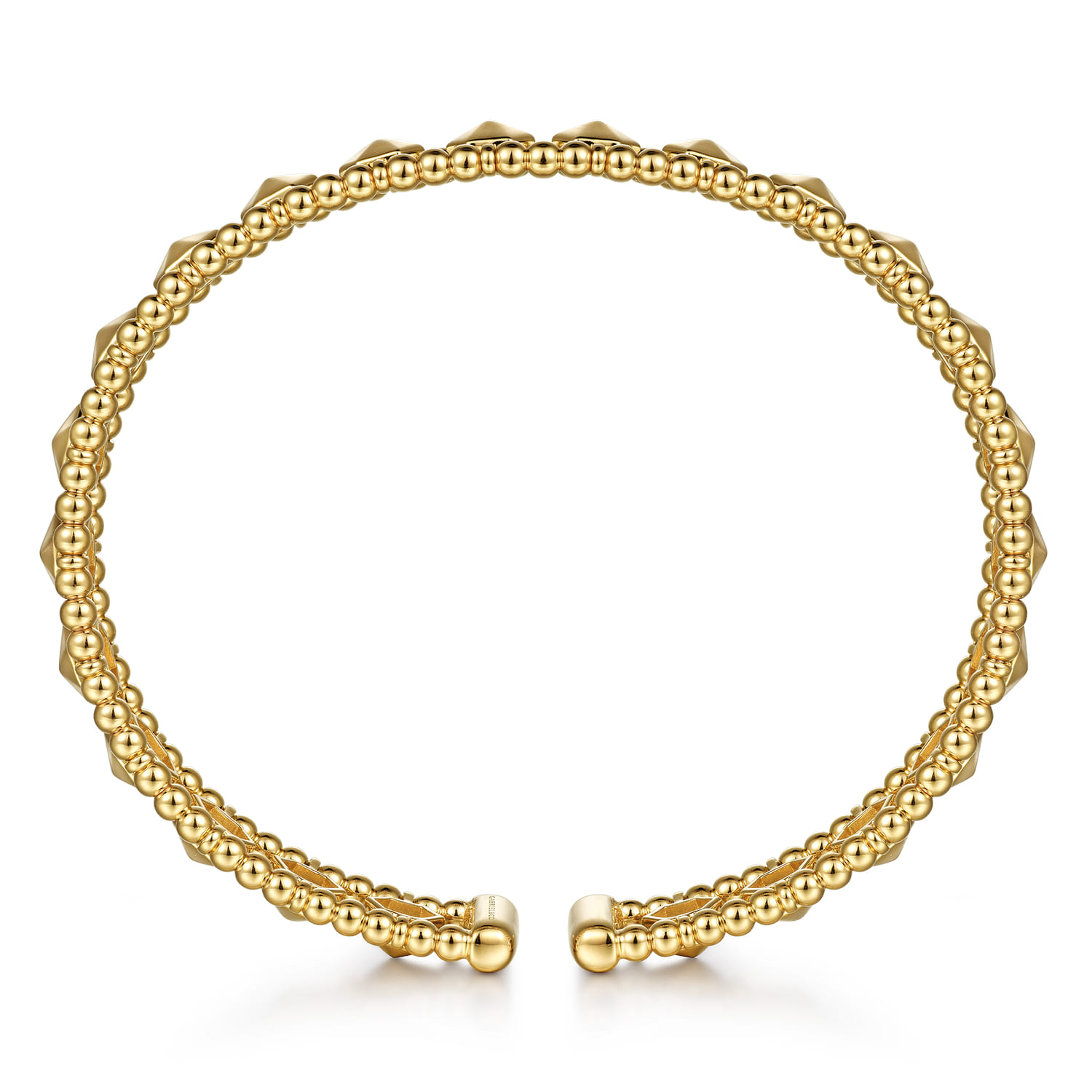 14K Yellow Gold Bujukan Cuff Bracelet