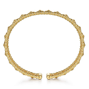 14K Yellow Gold Bujukan Cuff Bracelet