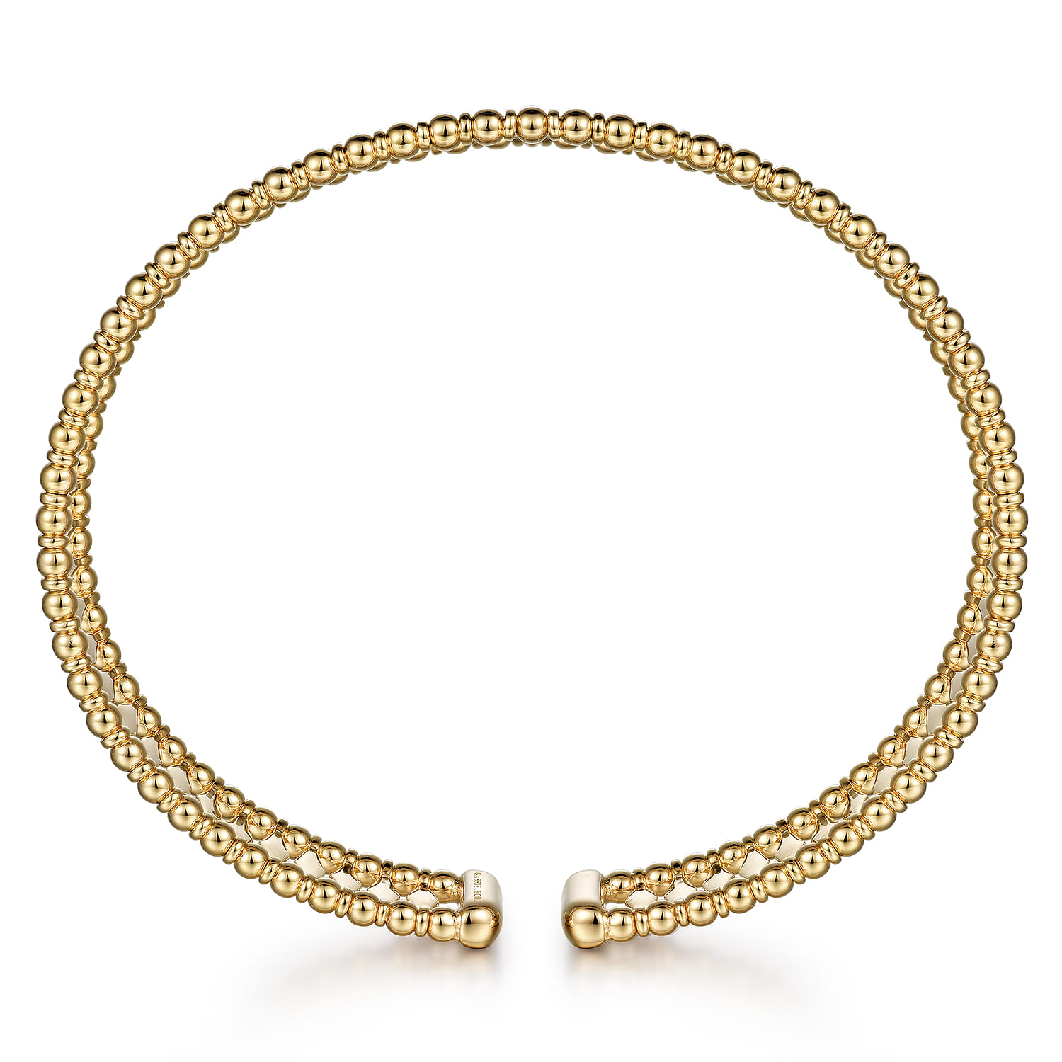 14K Yellow Gold Bujukan Cuff Bracelet - Shot 3